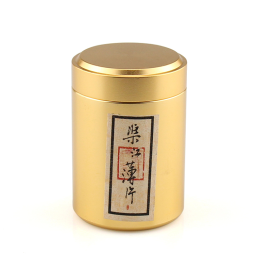 渠江薄片金色小铝罐